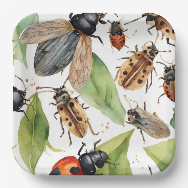 Käfer Pappteller (Vorderseite)