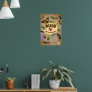 Käfer sind schön! Insekten Poster
