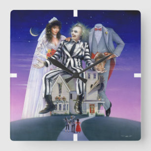 Käfer   Theaterposter Quadratische Wanduhr