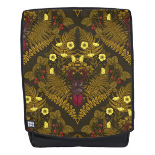 Käfer und Farne Rucksack