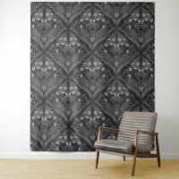 Käfer und Farne, schwarz-weiß