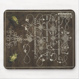 Käfer und Scarab von Mira Calligraphiae Mousepad