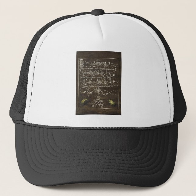 Käfer und Scarab von Mira Calligraphiae Truckerkappe (Vorderseite)
