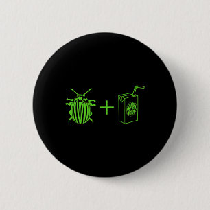 Käfer Vintag Halloween Film Funny Horror Costu Button