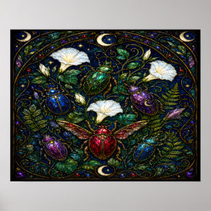Käfergarten 40,6 x 40,6 cm poster