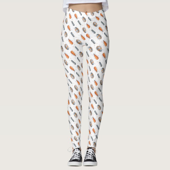 Käferinsektenmuster Leggings (Vorderseite)