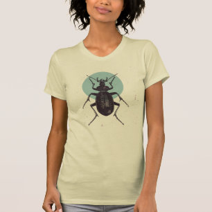 Käferkäfer- und Blaumond-Illustration T-Shirt