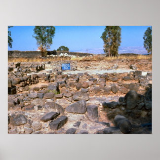 Kafernaum, Galiläa, archäologische Stätte Poster