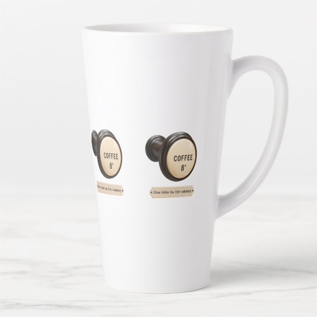 Kaffe 8' Orgelregister Kaffeetüte Milchtasse (Rechts)