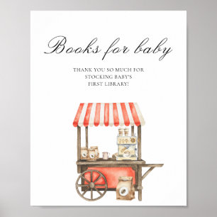 Kaffe-Baby-Party - Bücher fürs Baby Poster
