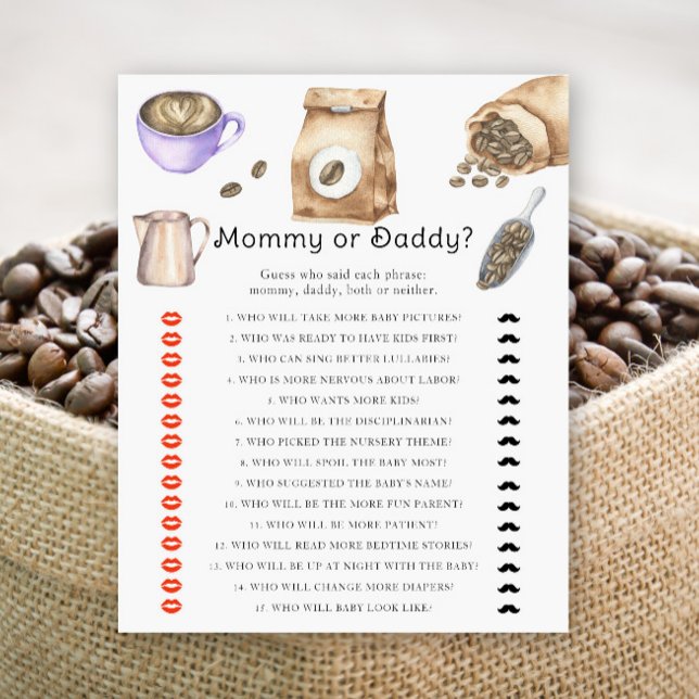 Kaffe-Baby-Party - Mami- oder Papi-Spiel (Von Creator hochgeladen)