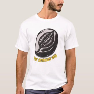 Kaffe für Genies Herren Basic T-Shirt