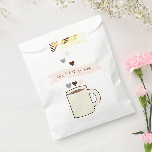 Kaffe Hochzeitsdusche Mitnehm-Kaffeebohnen Geschenktütchen (Versiegelt)