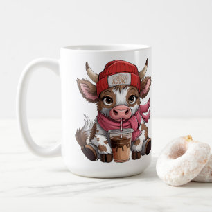 Kaffe Junkie Kuh Kaffeetasse