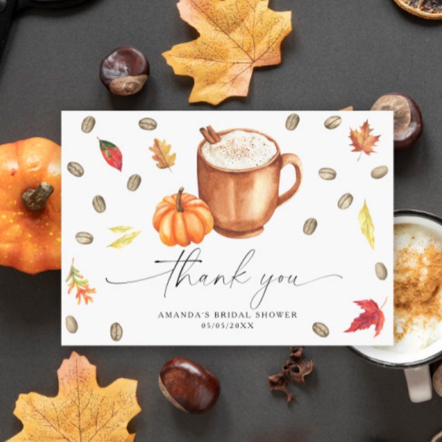Kaffe Kürbis Danke Brautdusche (Von Creator hochgeladen)