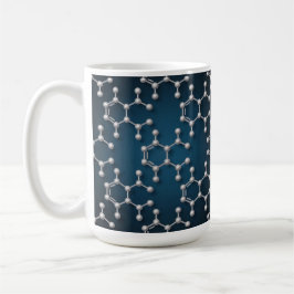 Kaffe Moleküle Klassischer Kaffeebecher Kaffeetasse