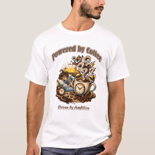 Kaffe Morgen Alarm Neues Design T-Shirt