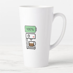 Kaffe-Sucht-Design Milchtasse