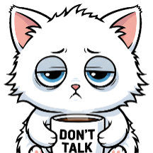 Kaffe süchtige Katze