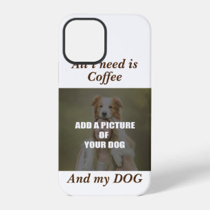 Kaffe und mein Hund Wurfkissen iPhone 12 Pro Hülle