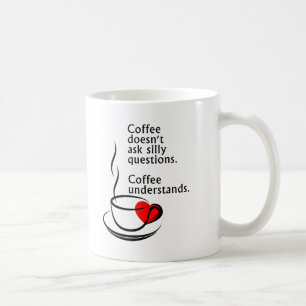 Kaffe versteht lustige Tasse