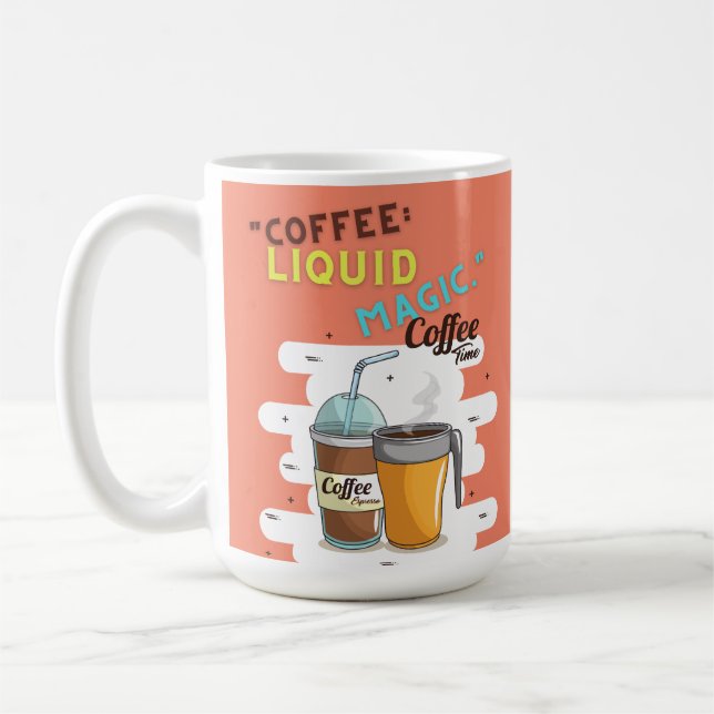 Kaffe Zauber Kaffeetasse (Links)