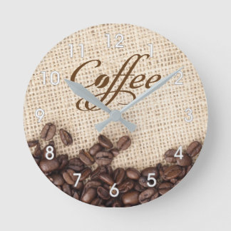 KAFFEBEANS WALL CLOCK RUNDE WANDUHR