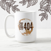 Kaffeeหมด Fehler 404 - Lustiges Kaffee Liebhaber G