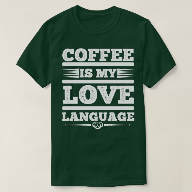 Kaffee 1 T-Shirt (Design vorne)