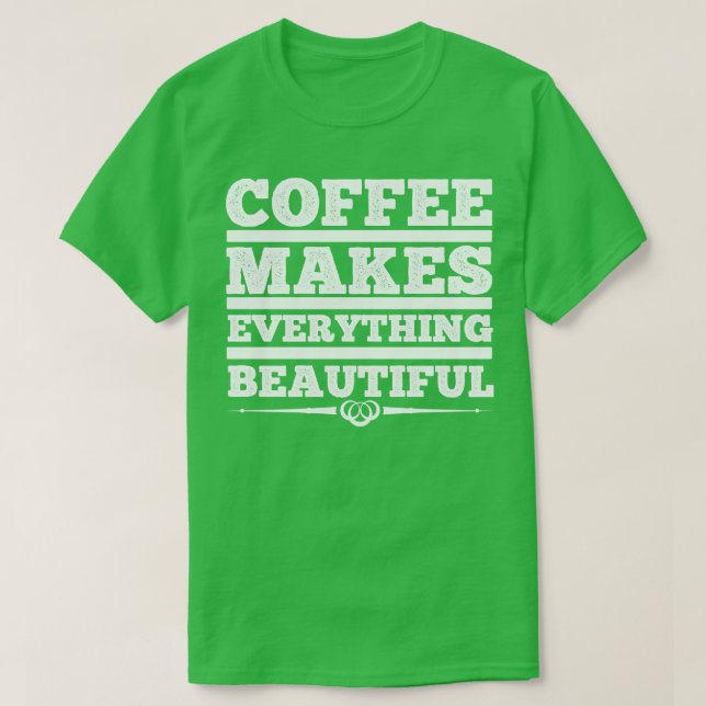 Kaffee 2 T-Shirt (Design vorne)