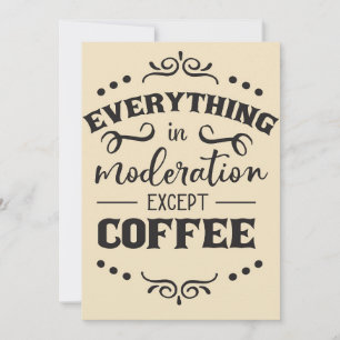 Kaffee alles in der Modellierung außer Kaffee Save The Date