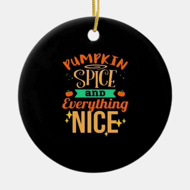 Kaffee - alles schön Angepasst Keramik Ornament (Vorne)