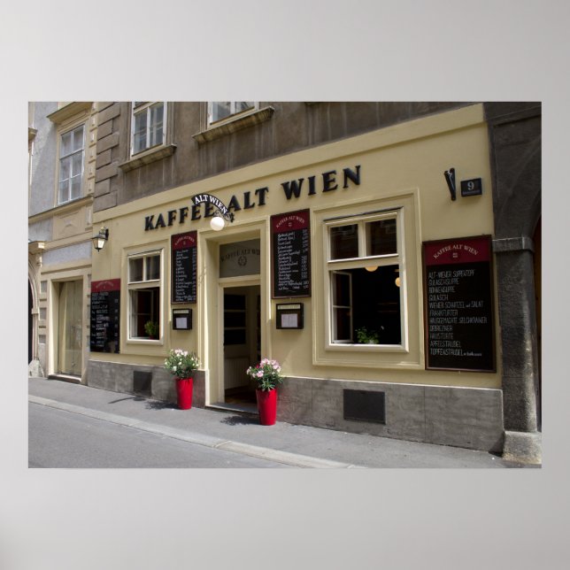 Kaffee Alt Wien, Wien, Österreich Poster (Vorne)