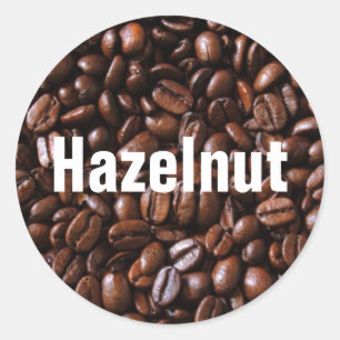 Kaffee-Aroma-Aufkleber Runder Aufkleber