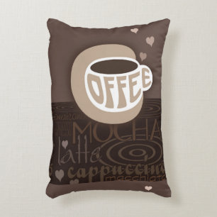 Kaffee Art Accent Pillow Zierkissen