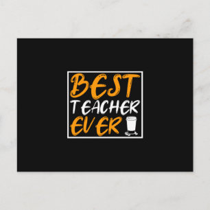 Kaffee Art Best Teacher jemals Postkarte