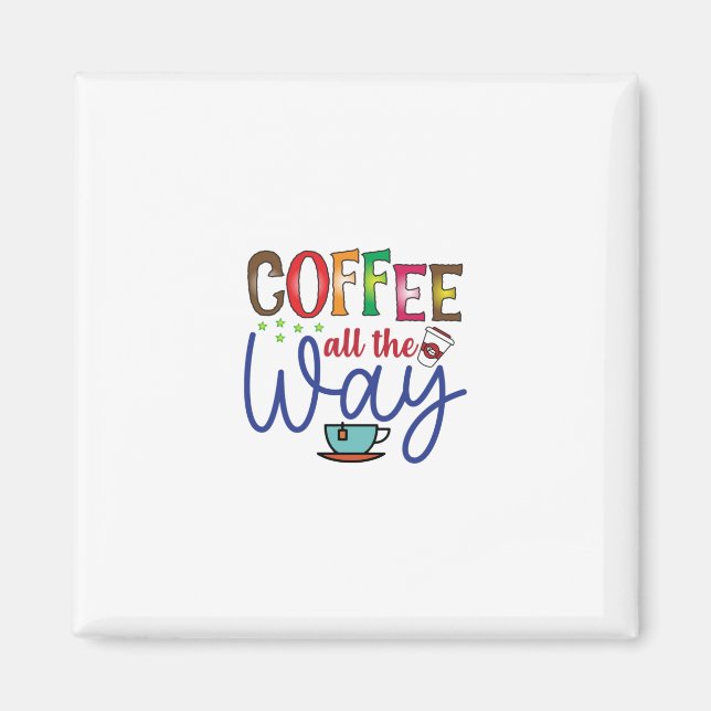 Kaffee Art Kaffee Magnet (Vorne)