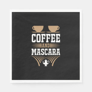 Kaffee Art Kaffee und Mascara Serviette