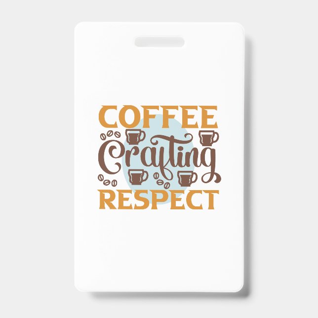 Kaffee Art Kaffeekaffee Achtung Ausweis (Vorderseite)