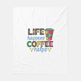 Kaffee Art Life: Kaffeelieferungen Fleecedecke