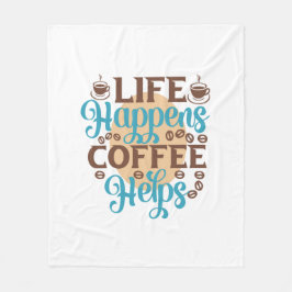 Kaffee Art Life: Kaffeelieferungen Fleecedecke