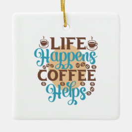 Kaffee Art Life: Kaffeelieferungen Keramikornament