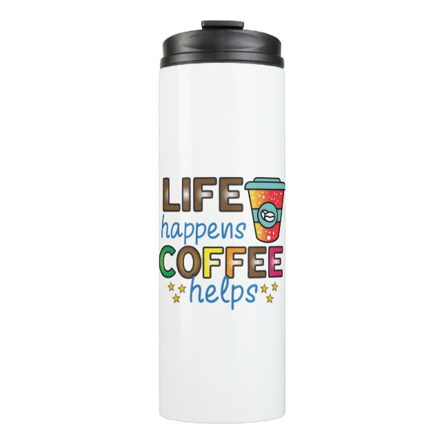 Kaffee Art Life: Kaffeelieferungen Thermosbecher (Vorderseite)