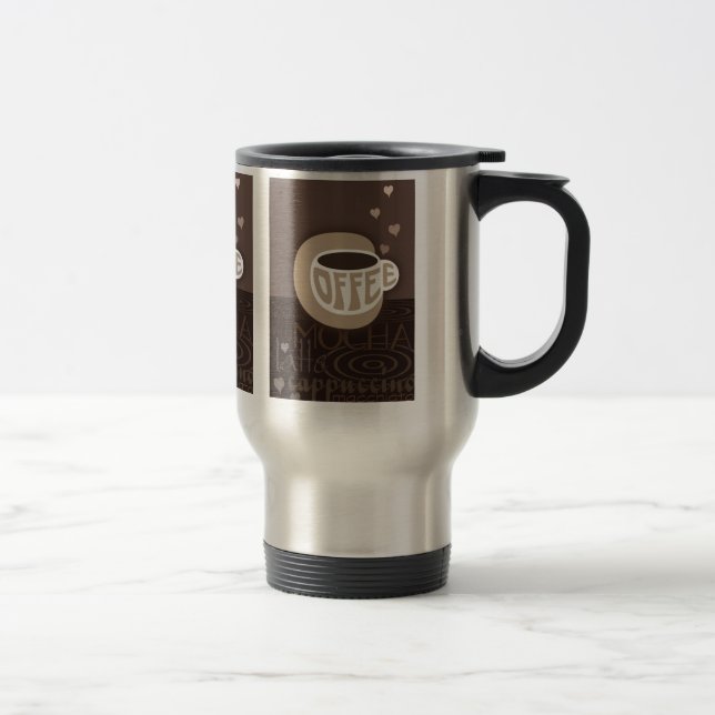 Kaffee Art Travel Mug Reisebecher (Rechts)