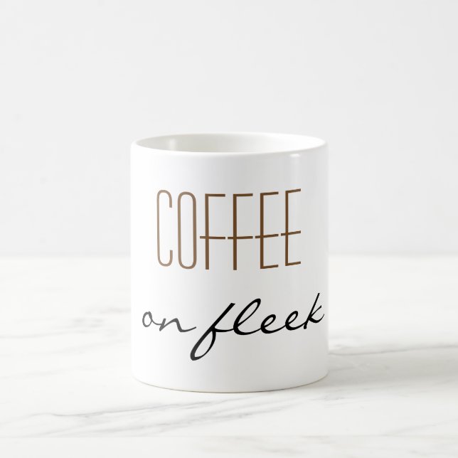 "Kaffee auf Fleek" Tasse (Mittel)