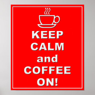 Kaffee Auf Poster