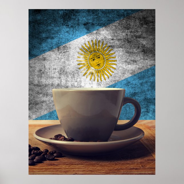 Kaffee aus Argentinien Poster (Vorne)