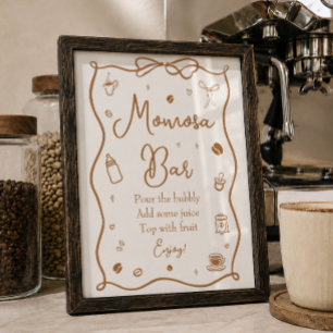 Kaffee-Baby-Shower-Momosa-Bar Poster