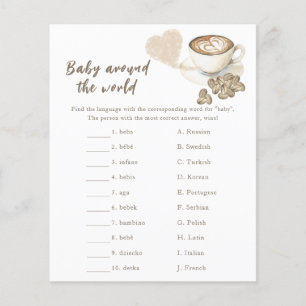 Kaffee-Babydusche - Baby auf der ganzen Welt
