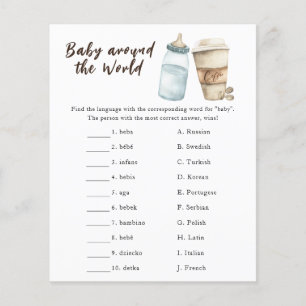 Kaffee-Babydusche - Baby auf der ganzen Welt